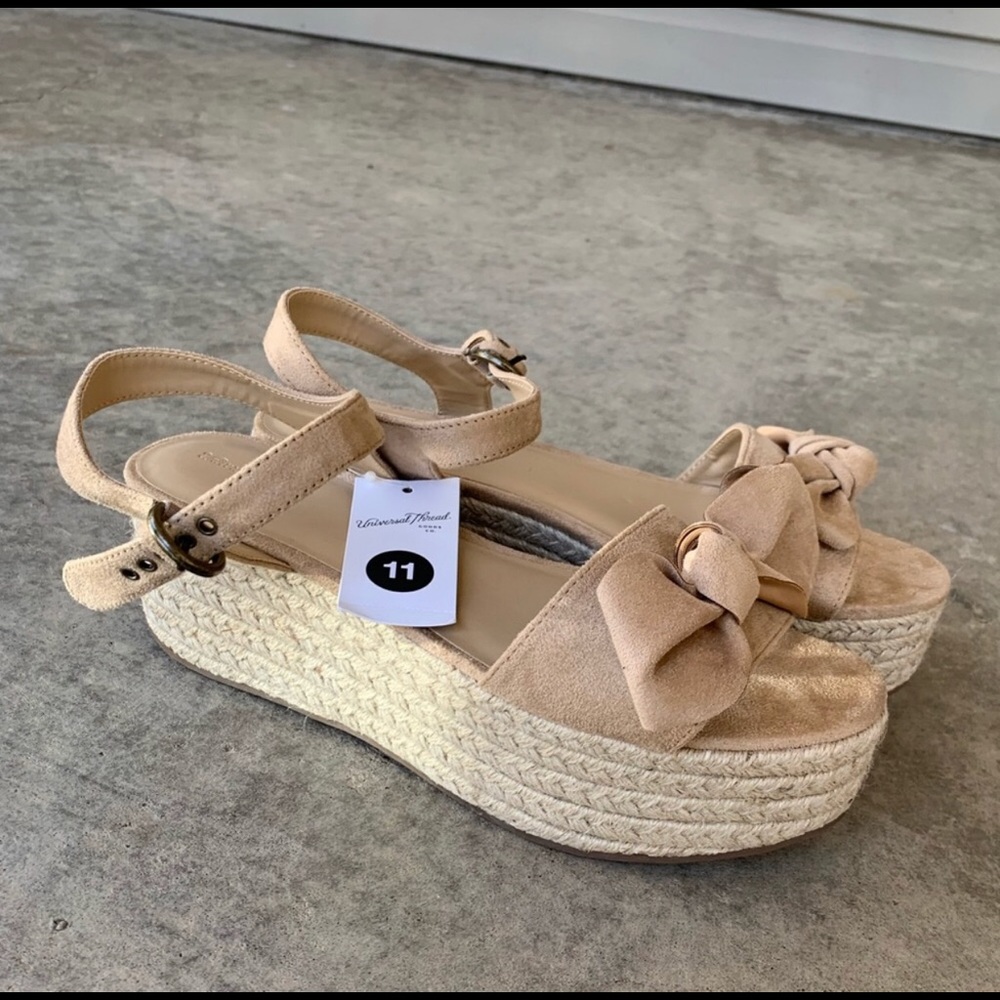 Target Nude Sandal Platform Espadrilles
